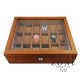 Cutie depozitare și expunere 18 ceasuri lemn - PREMIUM - WZ3932