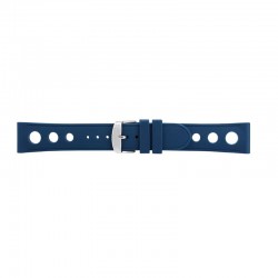 Curea de ceas Albastru-Royal cu Gaurele Morellato Bracciano Silicon - 20mm, 22mm
