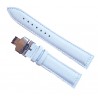 Curea Ceas Piele Alba cu Deployant 14 mm 16 mm 18 mm 20 mm 22 mm 24 mm