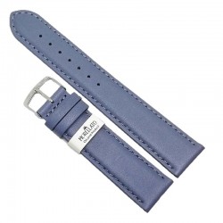 Curea ceas din piele naturala bleu inchis 20mm Morellato