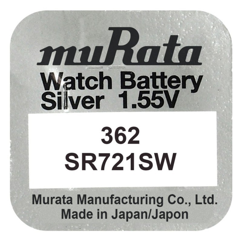 Pachet 10 Baterii Pentru Ceas - Murata Sr721sw - 362