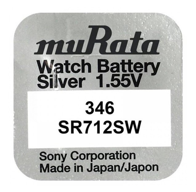 Pachet 10 Baterii Pentru Ceas - Murata Sr712sw - 346