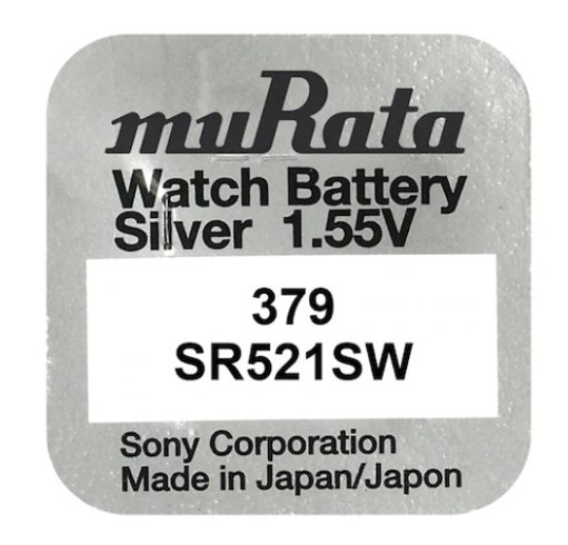 Pachet 10 Baterii Pentru Ceas - Murata Sr521sw - 379