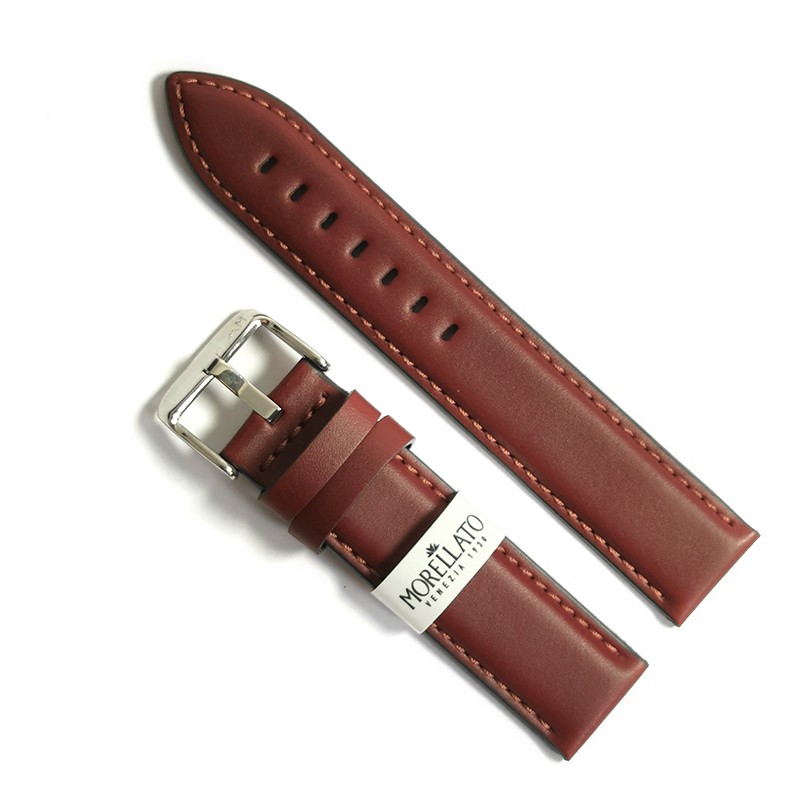 Curea De Ceas Brun-roscat Morellato Street Coated Leather - 20mm, 22mm