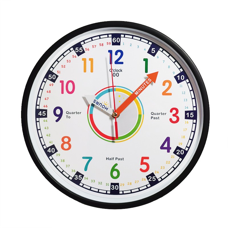 Ceas De Perete Colorat Pentru Camera Copilului Wz5346