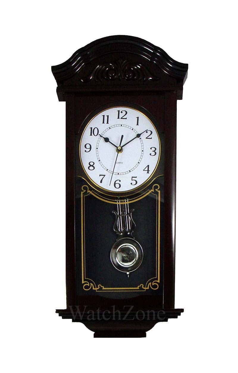 Ceas De Perete Cu Pendula Wall Clock Wood