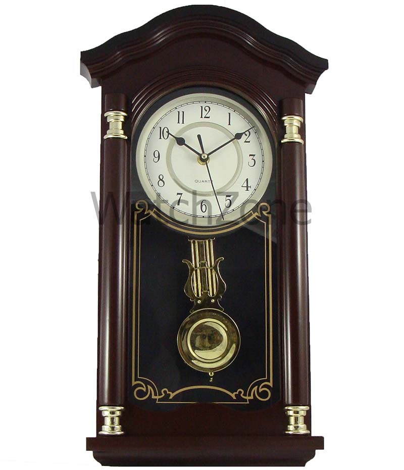 Ceas De Perete Cu Pendula Wall Clock Cedar - Mg2068
