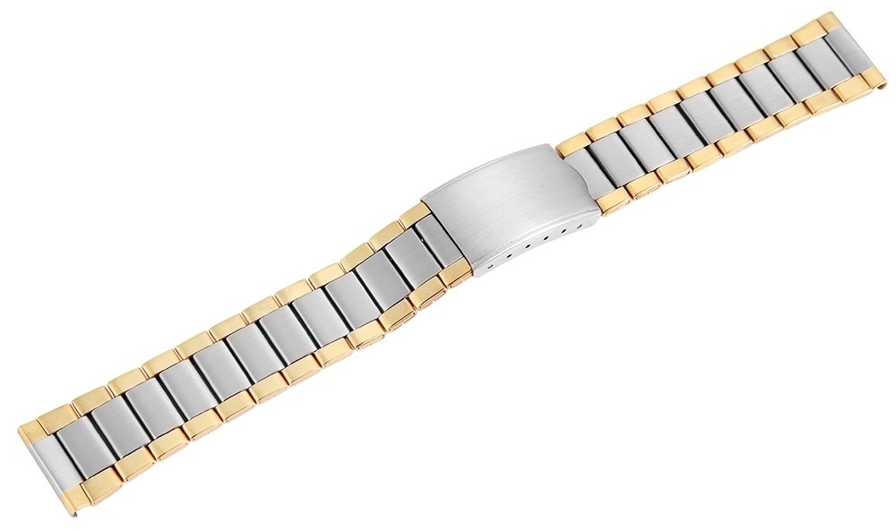Bratara Ceas Otel Inoxidabil Bicolora Argintiu - Auriu 18mm 20mm 70010016